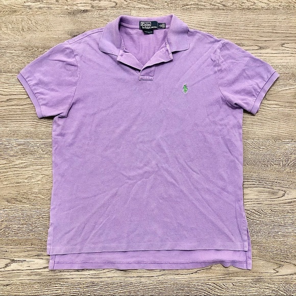 Polo Ralph Lauren Other - Ralph Lauren Polo Men Custom Slim Fit Large Lilac Heather Purple Logo MSRP:79.99